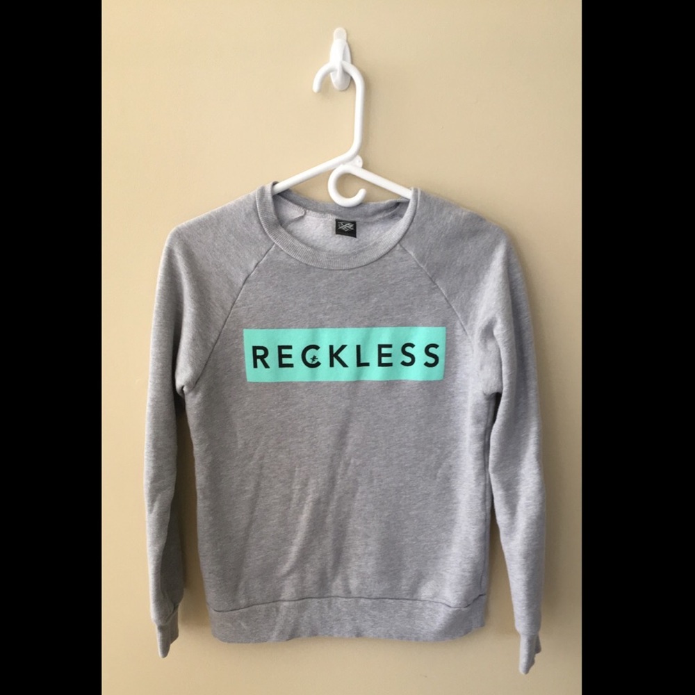 Young & Reckless crew neck sweater